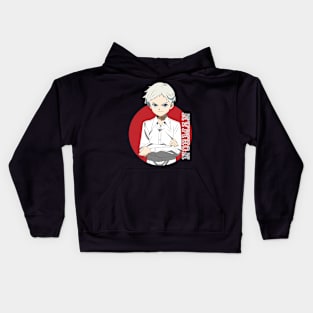 the promised neverland - norman Kids Hoodie